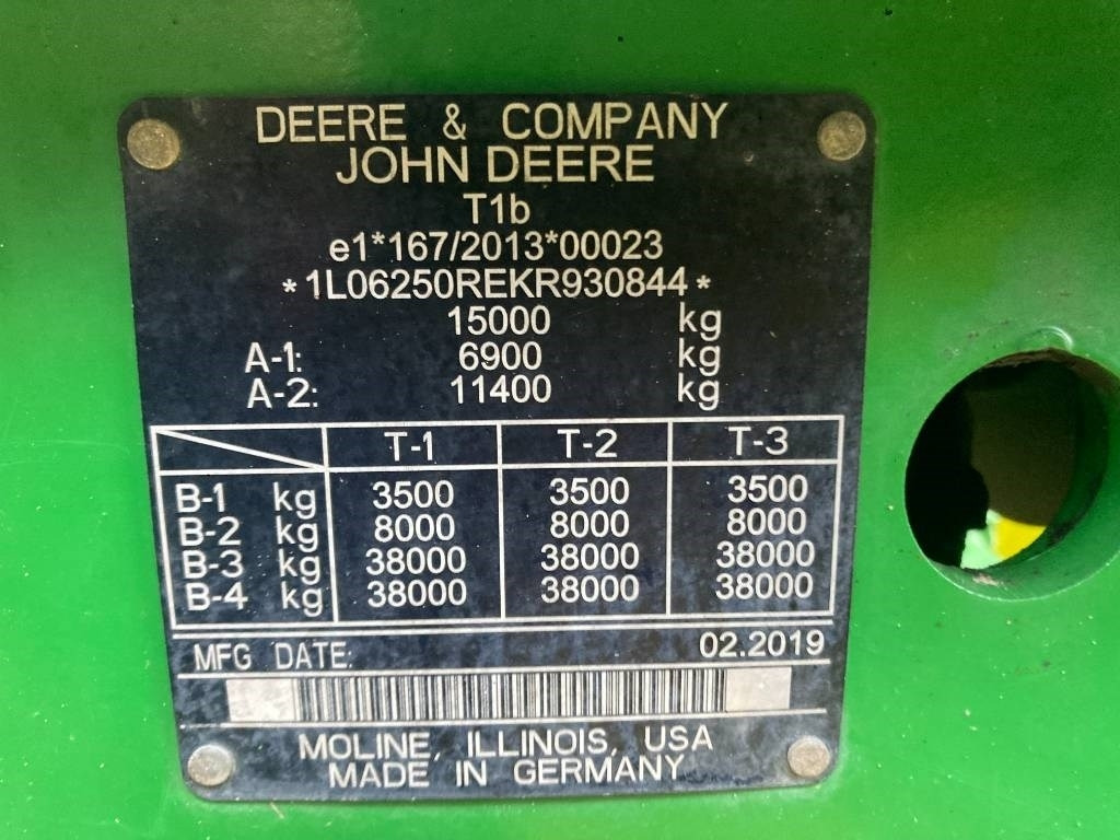 Traktor John Deere 6250 R: slika 15