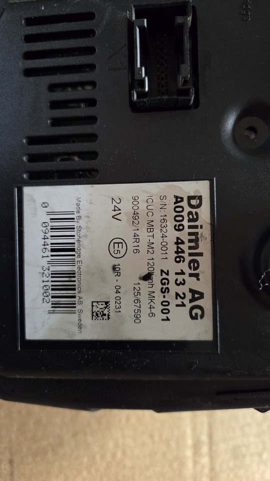 MERCEDES-BENZ INSTRUMENT PANEL ACTROS -ATEGO - Komandna tabla za Kamion: slika 4 MERCEDES-BENZ INSTRUMENT PANEL ACTROS -ATEGO - Komandna tabla za Kamion: slika 4