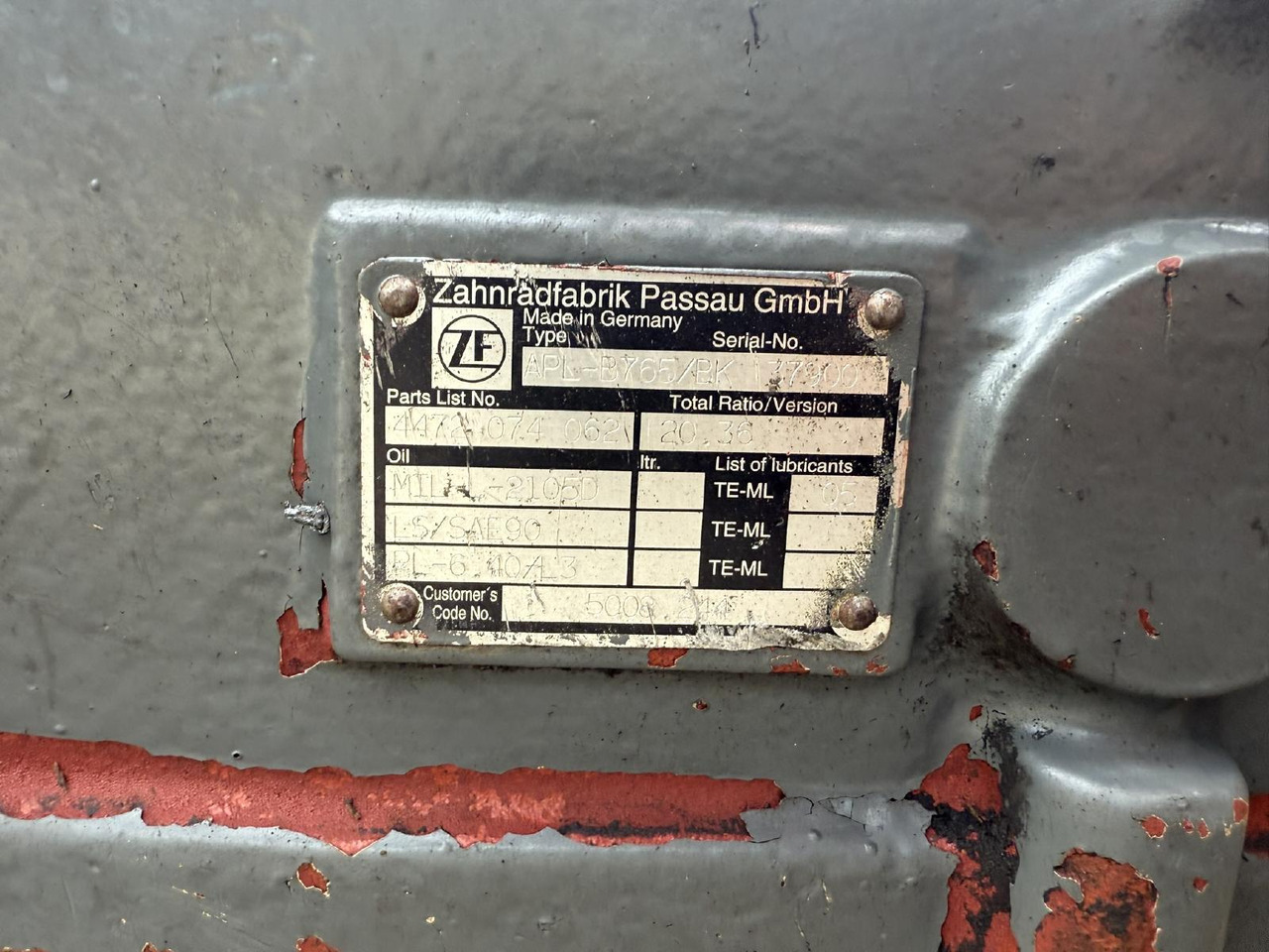 Liebherr ZF AP L B 765 aus LH 904 LIT - Osovina i delovi za Građevinska mašina: slika 3 Liebherr ZF AP L B 765 aus LH 904 LIT - Osovina i delovi za Građevinska mašina: slika 3