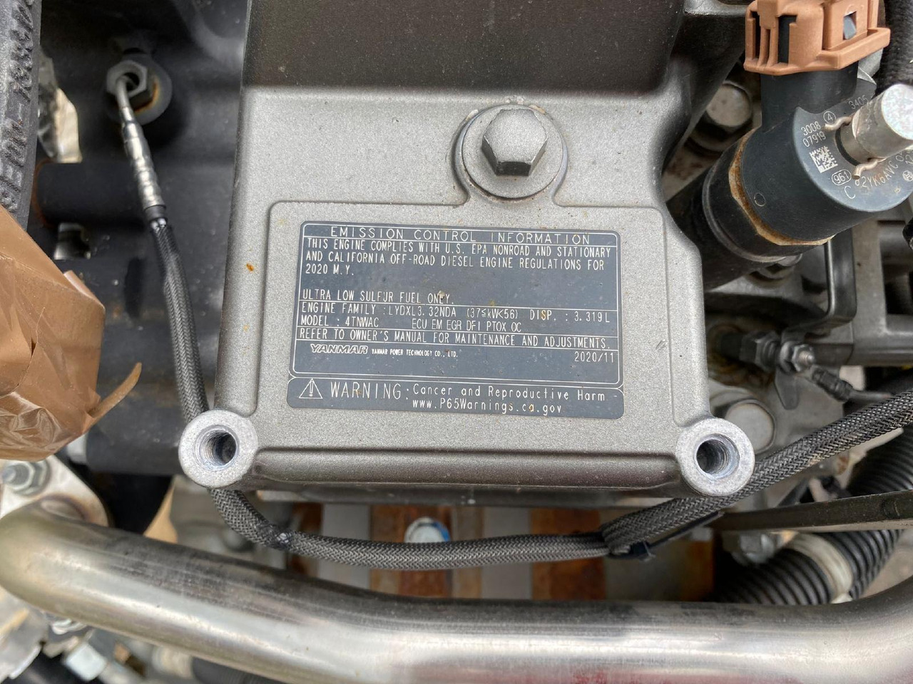 Motor za Građevinska mašina Yanmar Hitachi 4TNV 98C aus ZX 85: slika 8