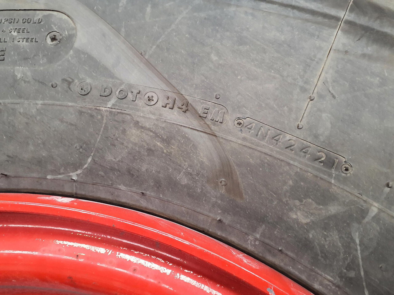 Bridgestone Wheel 445/95R25 10 12 1p - Kompletan točak za Kran: slika 3 Bridgestone Wheel 445/95R25 10 12 1p - Kompletan točak za Kran: slika 3