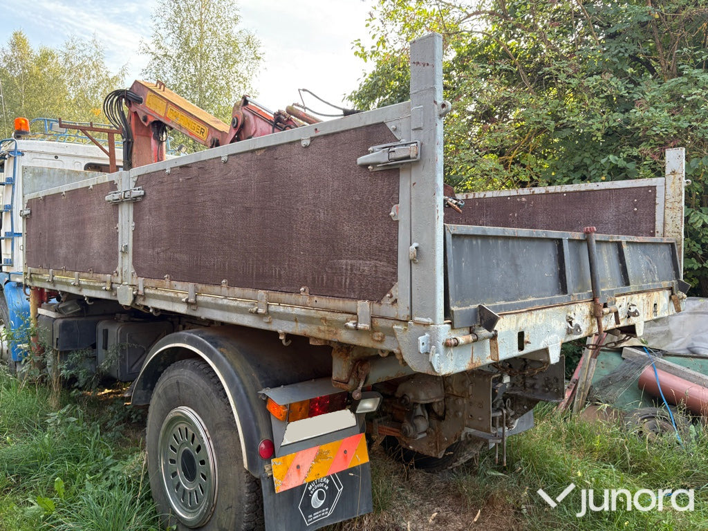 Lastbil Scania P92H 4X2 med lyftkran - Kamion sa tovarnim sandukom, Kamion sa dizalicom: slika 2 Lastbil Scania P92H 4X2 med lyftkran - Kamion sa tovarnim sandukom, Kamion sa dizalicom: slika 2