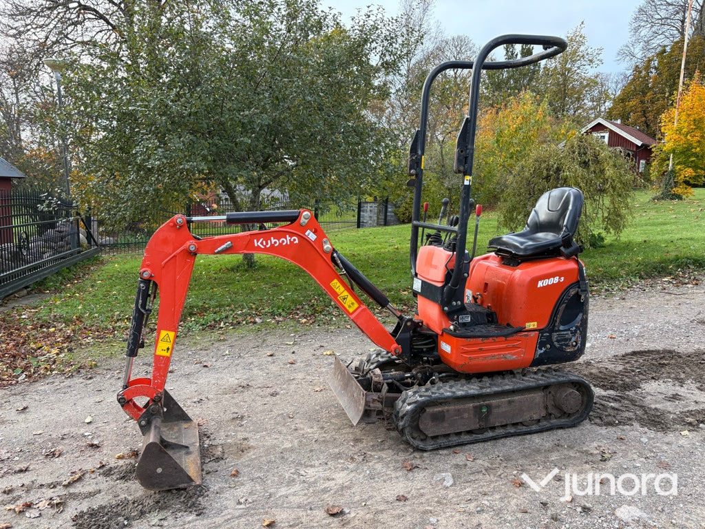 Minigrävare - Kubota K008-3 - Mini bager: slika 2 Minigrävare - Kubota K008-3 - Mini bager: slika 2