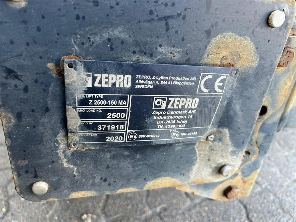 Promenjivo telo - sanduk 7,5 mtr alu fragtlad - Zepro Z2500-150 MA lift: slika 13