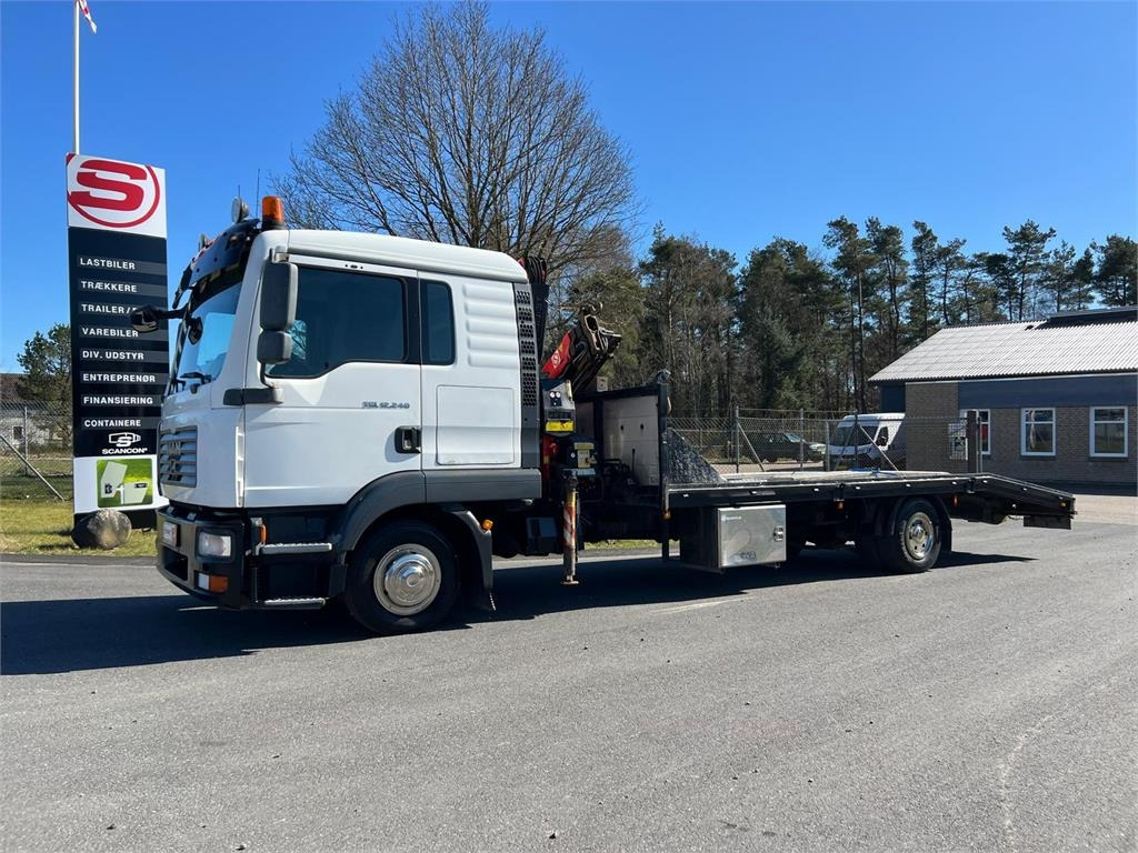 MAN TGL 12-240 4x2 BL - Fassi kran - Kamion za prevoz automobila: slika 1 MAN TGL 12-240 4x2 BL - Fassi kran - Kamion za prevoz automobila: slika 1