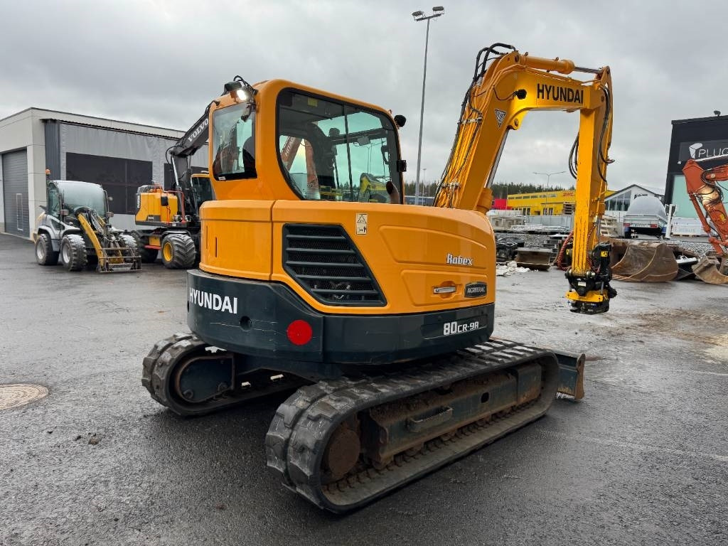 Hyundai R80CR-9A PYÖRITTÄJÄLLÄ - Mini bager: slika 5 Hyundai R80CR-9A PYÖRITTÄJÄLLÄ - Mini bager: slika 5