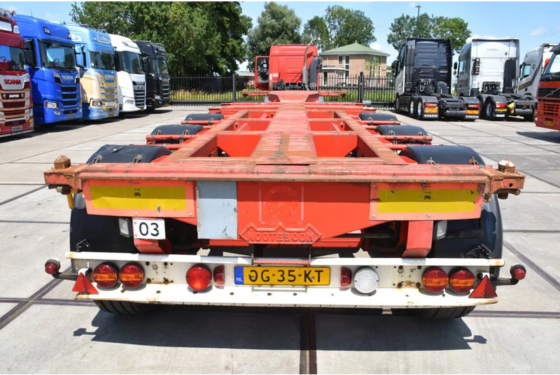 Nooteboom containerchassis - LIFT AXLE - DISC BRAKES - BPW AXLES - 2 x EXTENDABLE - - Poluprikolica za prevoz kontejnera/ Poluprikolica sa promenjivim sandukom: slika 3 Nooteboom containerchassis - LIFT AXLE - DISC BRAKES - BPW AXLES - 2 x EXTENDABLE - - Poluprikolica za prevoz kontejnera/ Poluprikolica sa promenjivim sandukom: slika 3