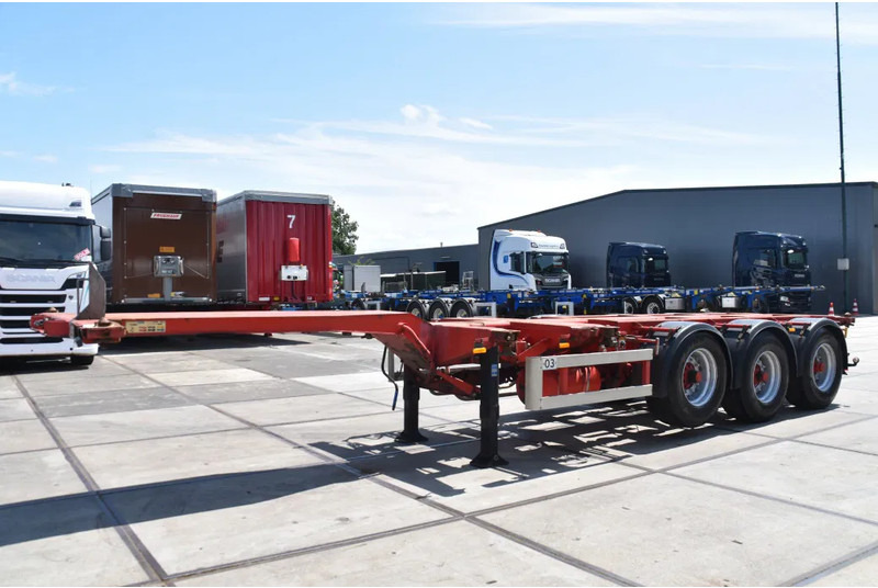 Nooteboom containerchassis - LIFT AXLE - DISC BRAKES - BPW AXLES - 2 x EXTENDABLE - - Poluprikolica za prevoz kontejnera/ Poluprikolica sa promenjivim sandukom: slika 5 Nooteboom containerchassis - LIFT AXLE - DISC BRAKES - BPW AXLES - 2 x EXTENDABLE - - Poluprikolica za prevoz kontejnera/ Poluprikolica sa promenjivim sandukom: slika 5