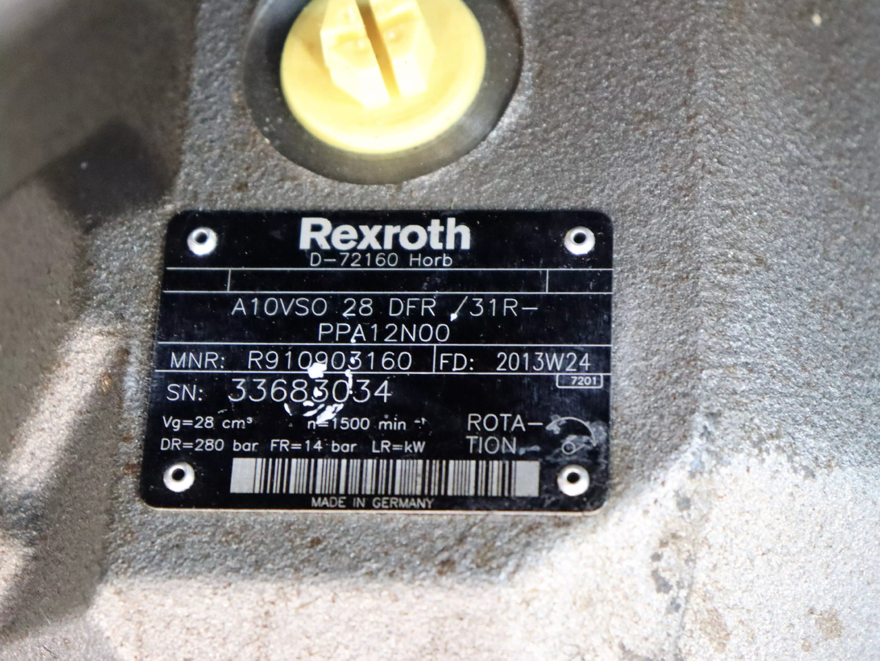 REXROTH A10VSO28DFR/31R-PPA12N00 - Hidraulična pumpa za Oprema za rukovanje materijalima: slika 4 REXROTH A10VSO28DFR/31R-PPA12N00 - Hidraulična pumpa za Oprema za rukovanje materijalima: slika 4