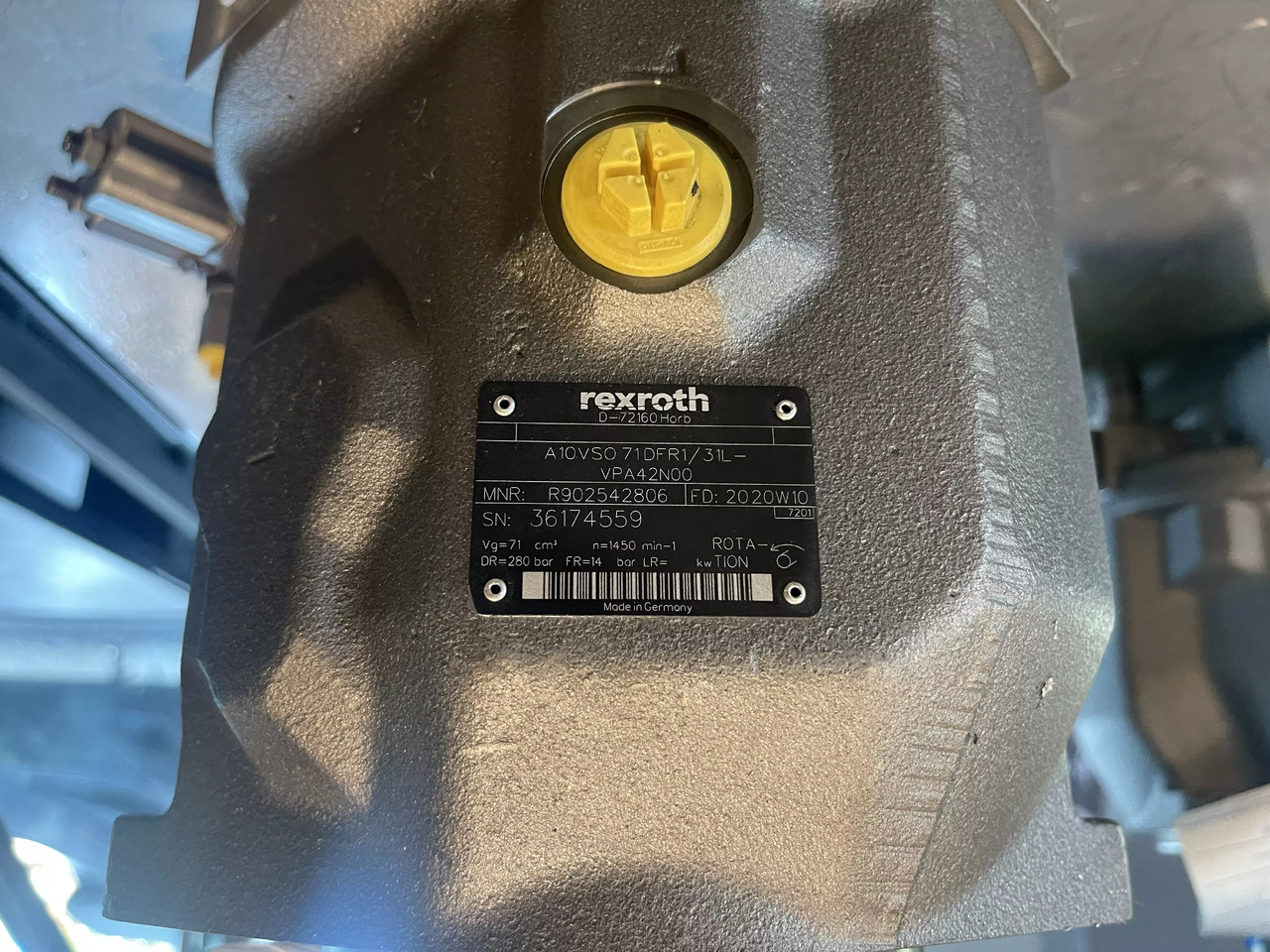 REXROTH A10VSO71DFR1/31L-VPA42N00 - Hidraulična pumpa za Oprema za rukovanje materijalima: slika 4 REXROTH A10VSO71DFR1/31L-VPA42N00 - Hidraulična pumpa za Oprema za rukovanje materijalima: slika 4