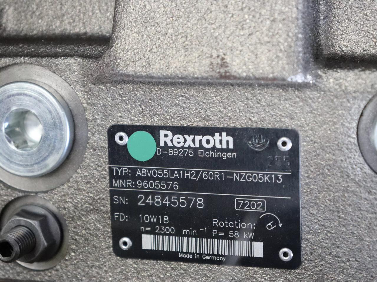REXROTH A8VO55LA1H2/60R1-NZG05K13 - Hidraulična pumpa za Oprema za rukovanje materijalima: slika 4 REXROTH A8VO55LA1H2/60R1-NZG05K13 - Hidraulična pumpa za Oprema za rukovanje materijalima: slika 4
