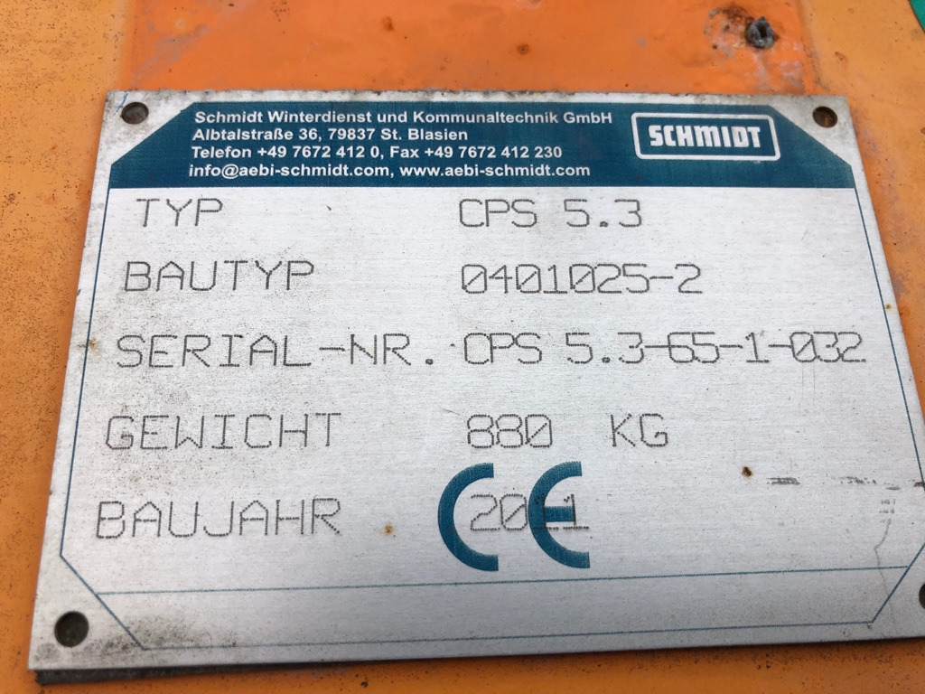 SCHMIDT Side snow plow CPS 5.3 - Ventilator za sneg za Kamion: slika 5 SCHMIDT Side snow plow CPS 5.3 - Ventilator za sneg za Kamion: slika 5