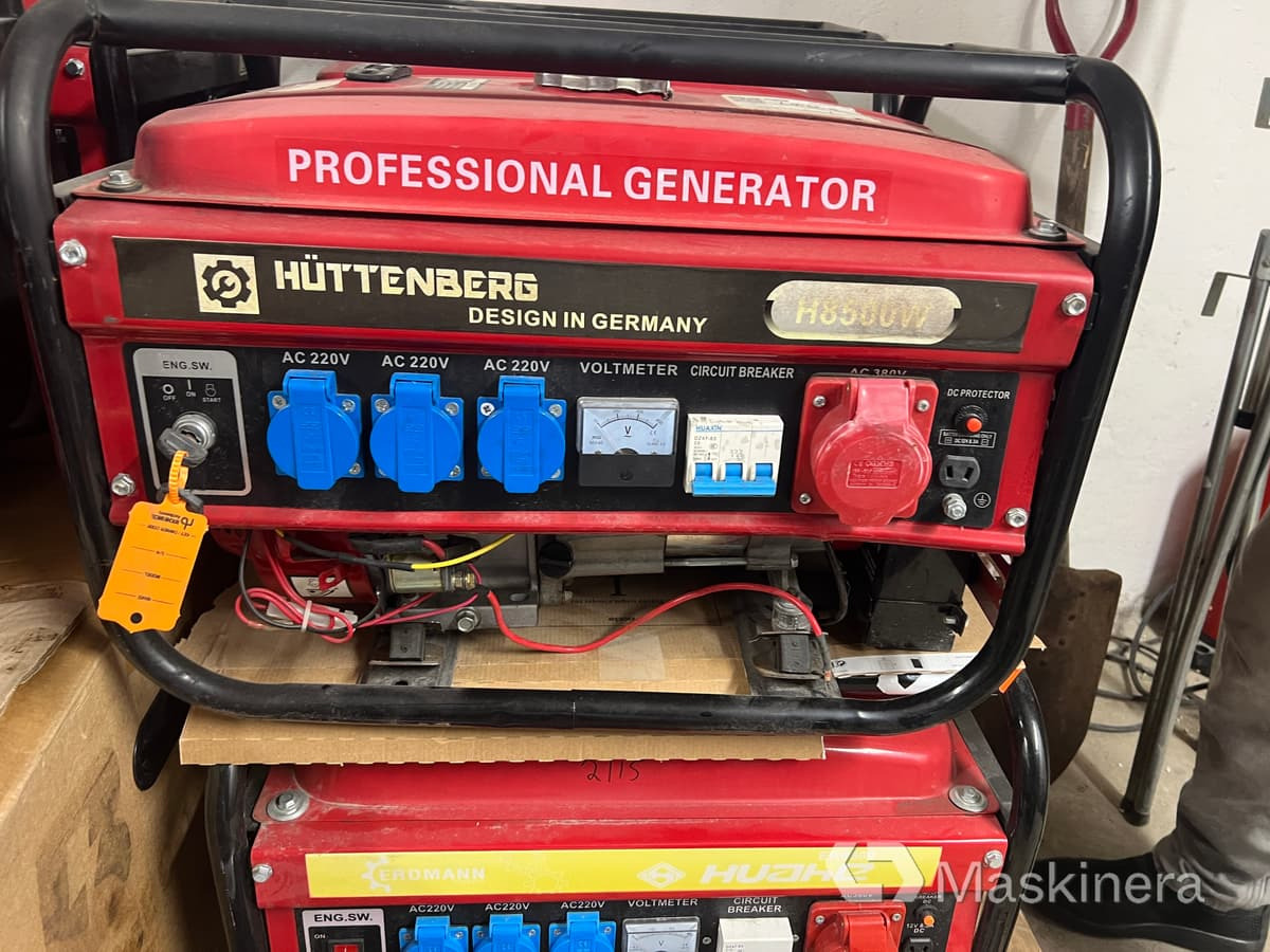 Elverk Huttenberg H8500W - Set generatora: slika 5 Elverk Huttenberg H8500W - Set generatora: slika 5