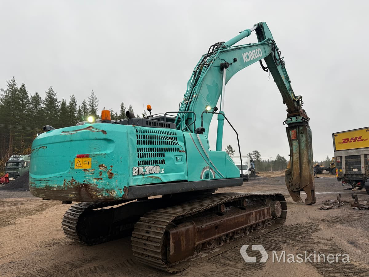 Grävmaskin Kobelco SK350LC-10 med stålsax - Bager guseničar: slika 5 Grävmaskin Kobelco SK350LC-10 med stålsax - Bager guseničar: slika 5