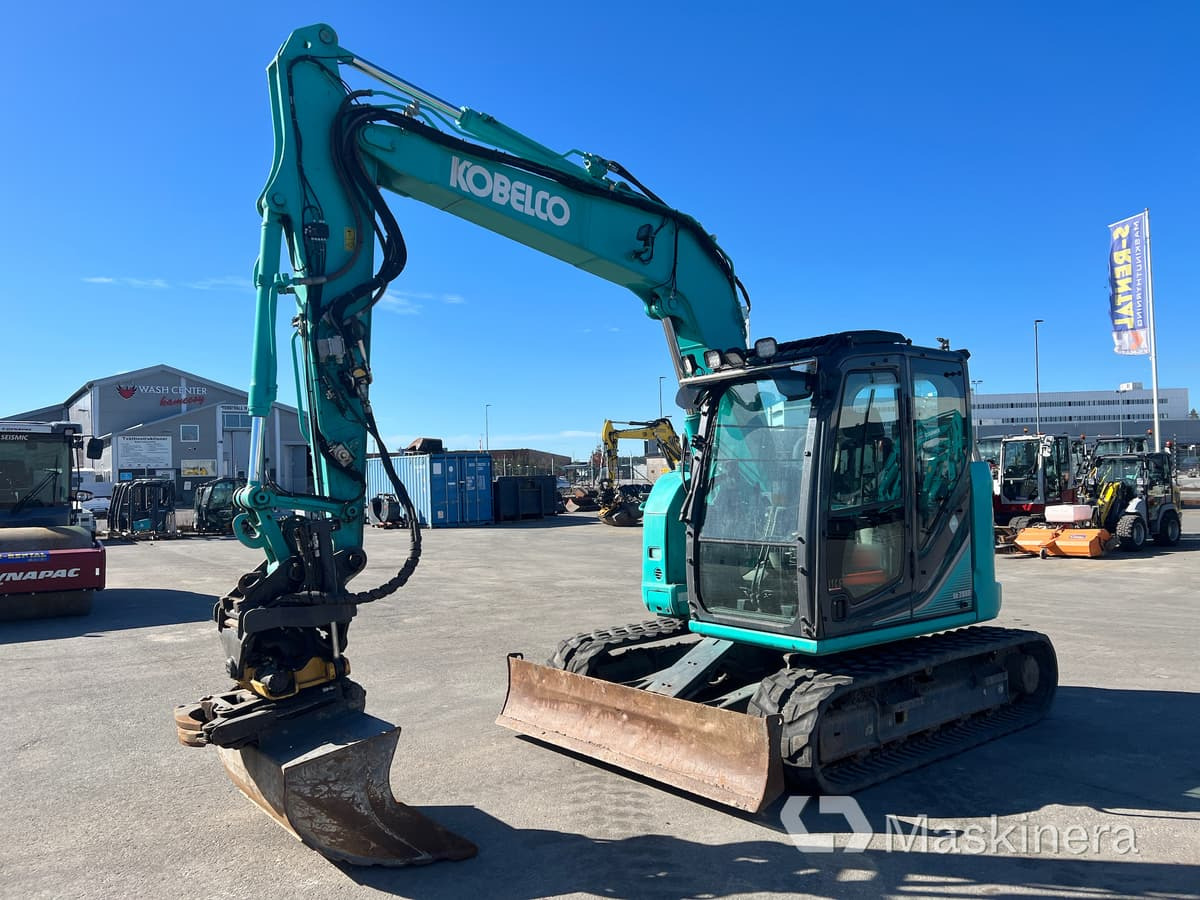 Grävmaskin Kobelco SK75SR-3E - Bager guseničar: slika 1 Grävmaskin Kobelco SK75SR-3E - Bager guseničar: slika 1