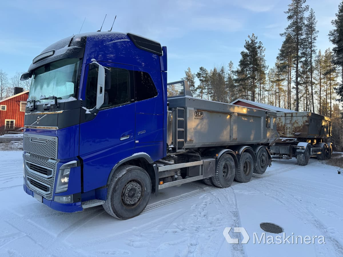 Lastbil Volvo FH16 750 med vagn - Istovarivač, Abrol/ Autopodizač prikolica: slika 1 Lastbil Volvo FH16 750 med vagn - Istovarivač, Abrol/ Autopodizač prikolica: slika 1