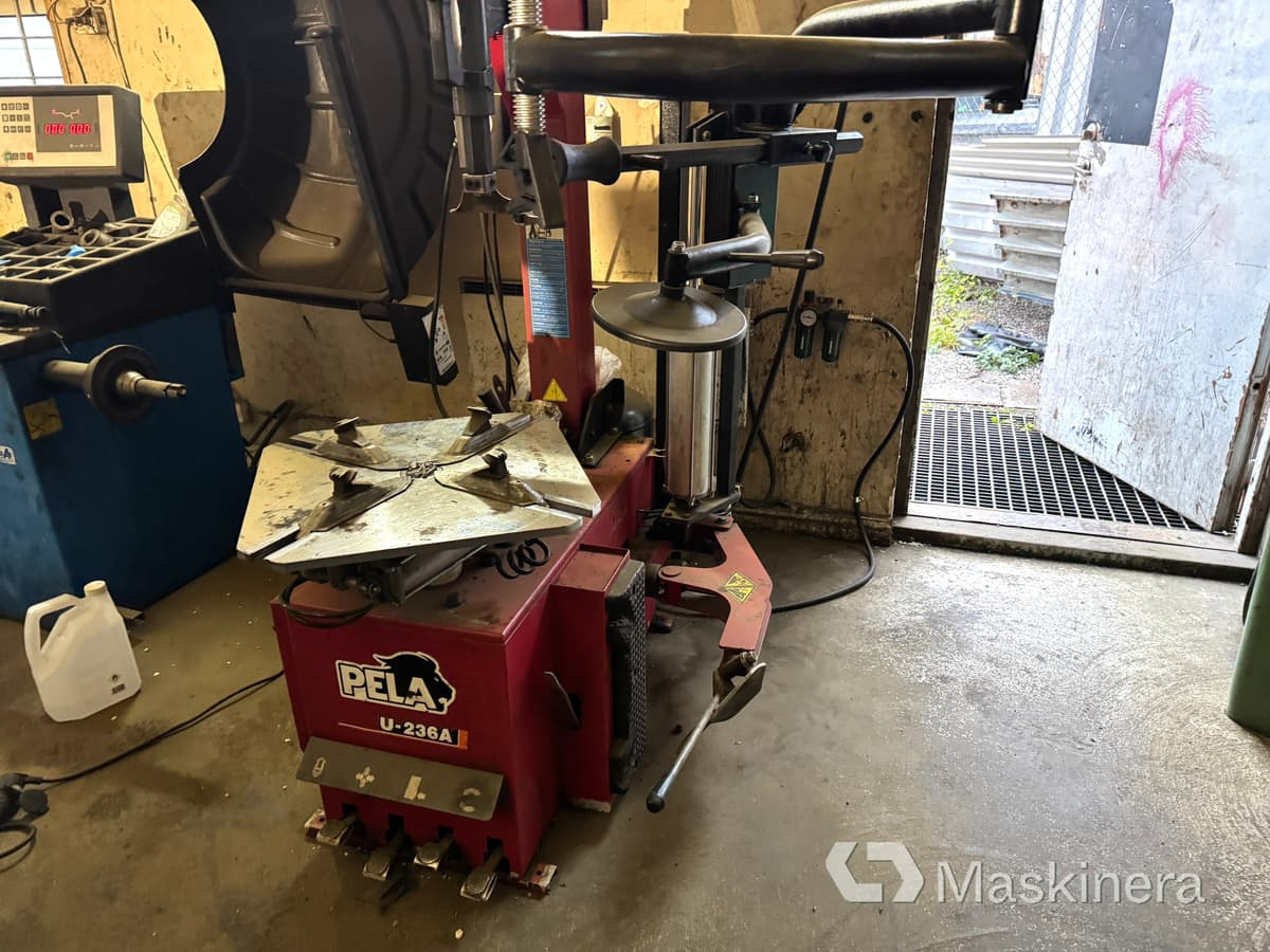 Pela & Megaspin 400 Däckmaskin Pela U-236A & Megaspin 400 - Гаражна опрема: slika 1 Pela & Megaspin 400 Däckmaskin Pela U-236A & Megaspin 400 - Гаражна опрема: slika 1