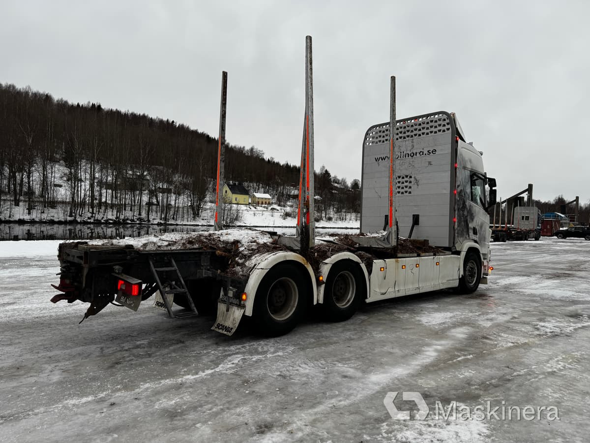 Scania R650B6X4NB Timmerekipage Scania R650B med kran och HLM Släp - Šticar: slika 5 Scania R650B6X4NB Timmerekipage Scania R650B med kran och HLM Släp - Šticar: slika 5