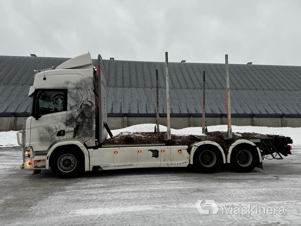 Scania R650B6X4NB Timmerekipage Scania R650B med kran och HLM Släp - Šticar: slika 2 Scania R650B6X4NB Timmerekipage Scania R650B med kran och HLM Släp - Šticar: slika 2