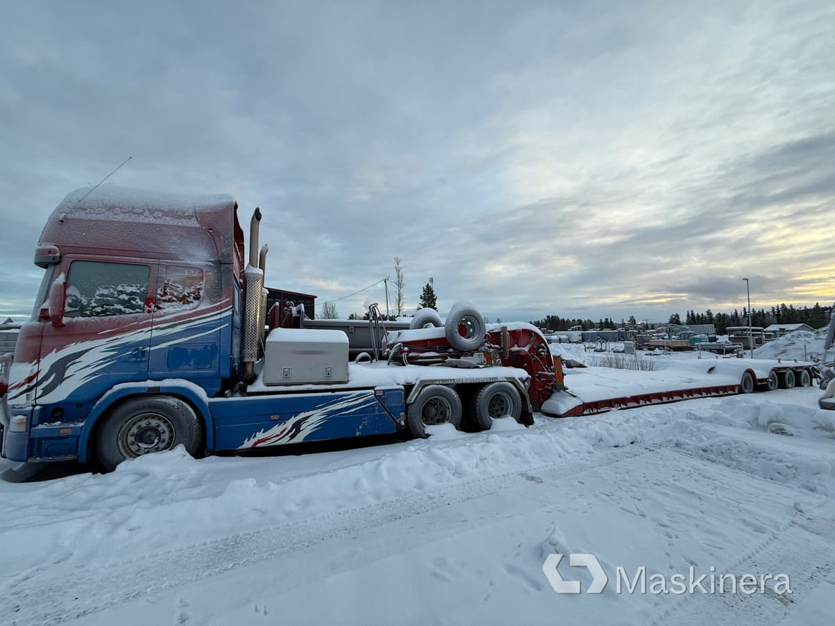 Maskintrailer Scania R144 6X4 & VM Trailer VM53-4-PNK - Tegljač, Niska poluprikolica za prevoz: slika 5 Maskintrailer Scania R144 6X4 & VM Trailer VM53-4-PNK - Tegljač, Niska poluprikolica za prevoz: slika 5
