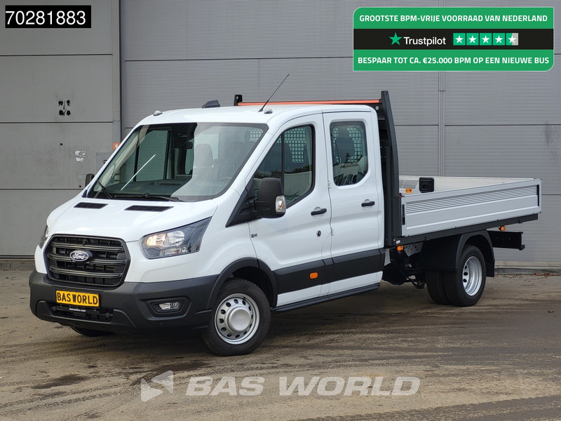 Ford Transit 165pk Automaat Dubbel Cabine Open Laadbak 3,5t Trekhaak Dubbellucht 165PK Airco Cruise Camera Parkeersensoren Euro6 Pritsche Pic - Dostavno vozilo s ravnom platformom: slika 1 Ford Transit 165pk Automaat Dubbel Cabine Open Laadbak 3,5t Trekhaak Dubbellucht 165PK Airco Cruise Camera Parkeersensoren Euro6 Pritsche Pic - Dostavno vozilo s ravnom platformom: slika 1