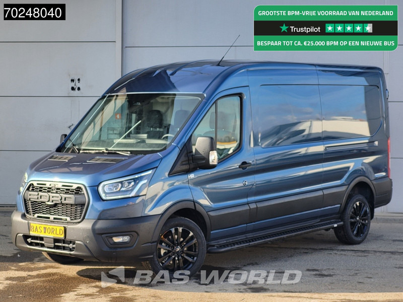 Ford Transit 165pk Automaat Limited Raptor Grill Black Edition L3H2 New model! Xenon Airco Cruise CarPlay Camera Parkeersensoren Airco Cruise - Furgon: slika 1 Ford Transit 165pk Automaat Limited Raptor Grill Black Edition L3H2 New model! Xenon Airco Cruise CarPlay Camera Parkeersensoren Airco Cruise - Furgon: slika 1