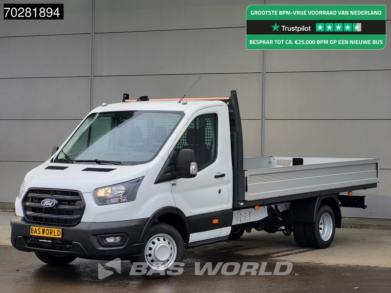 Ford Transit 165pk Open Laadbak 3,5t Trekhaak Dubbellucht Airco Cruise Camera Parkeersensoren Euro6 Pritsche Pickup Airco Trekhaak Cruise con - Dostavno vozilo s ravnom platformom: slika 1 Ford Transit 165pk Open Laadbak 3,5t Trekhaak Dubbellucht Airco Cruise Camera Parkeersensoren Euro6 Pritsche Pickup Airco Trekhaak Cruise con - Dostavno vozilo s ravnom platformom: slika 1