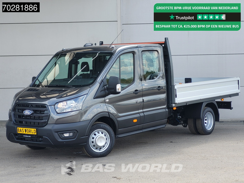 Ford Transit 170pk Automaat Dubbel Cabine 3500kg Trekhaak Open Laadbak Pritsche SYNC4 scherm Camera Airco Trekhaak Cruise control - Dostavno vozilo s ravnom platformom: slika 1 Ford Transit 170pk Automaat Dubbel Cabine 3500kg Trekhaak Open Laadbak Pritsche SYNC4 scherm Camera Airco Trekhaak Cruise control - Dostavno vozilo s ravnom platformom: slika 1