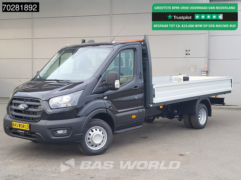 Ford Transit 170pk Open Laadbak Dubbellucht 3,5t Trekhaak Airco Cruise Camera SYNC4 scherm Euro6 Pritsche Pickup Open Box Airco Trekhaak Crui - Dostavno vozilo s ravnom platformom: slika 1 Ford Transit 170pk Open Laadbak Dubbellucht 3,5t Trekhaak Airco Cruise Camera SYNC4 scherm Euro6 Pritsche Pickup Open Box Airco Trekhaak Crui - Dostavno vozilo s ravnom platformom: slika 1