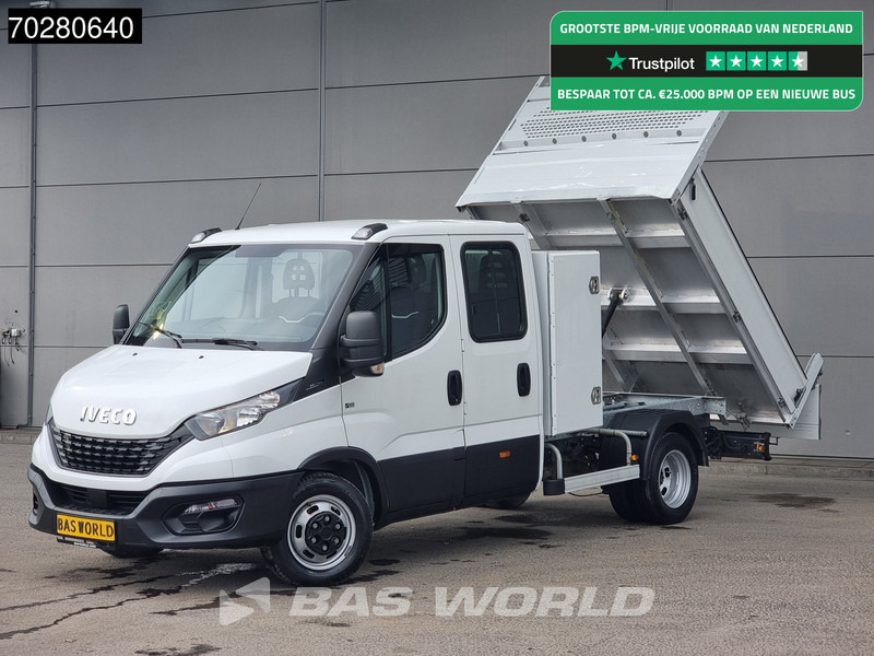 Iveco Daily 35C14 Kipper Dubbel Cabine met Kist 3500kg trekhaak Airco Cruise Kieper Tipper Benne 1m3 Airco Dubbel cabine Trekhaak Cruise con - Dostavno vozilo kiper: slika 1 Iveco Daily 35C14 Kipper Dubbel Cabine met Kist 3500kg trekhaak Airco Cruise Kieper Tipper Benne 1m3 Airco Dubbel cabine Trekhaak Cruise con - Dostavno vozilo kiper: slika 1