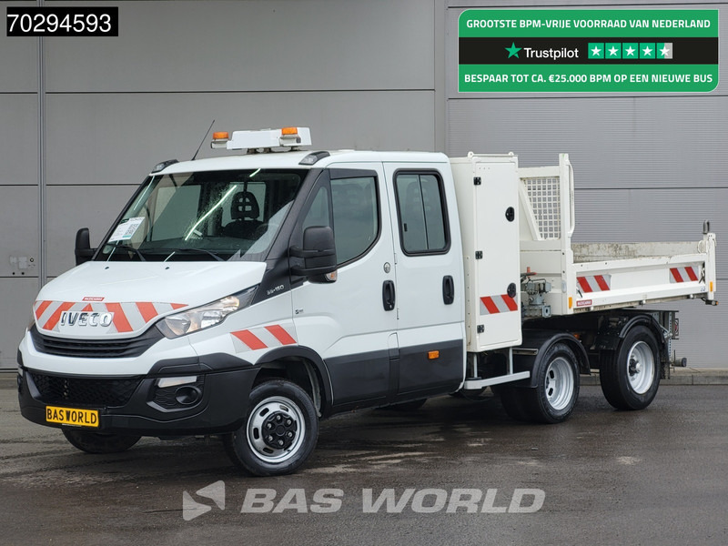 Iveco Daily 35C15 3.0L Kipper met Kist Maxicargo Airco Cruise Camera Euro6 Tipper Benne Kieper 2m3 Airco Dubbel cabine Cruise control - Dostavno vozilo kiper: slika 1 Iveco Daily 35C15 3.0L Kipper met Kist Maxicargo Airco Cruise Camera Euro6 Tipper Benne Kieper 2m3 Airco Dubbel cabine Cruise control - Dostavno vozilo kiper: slika 1