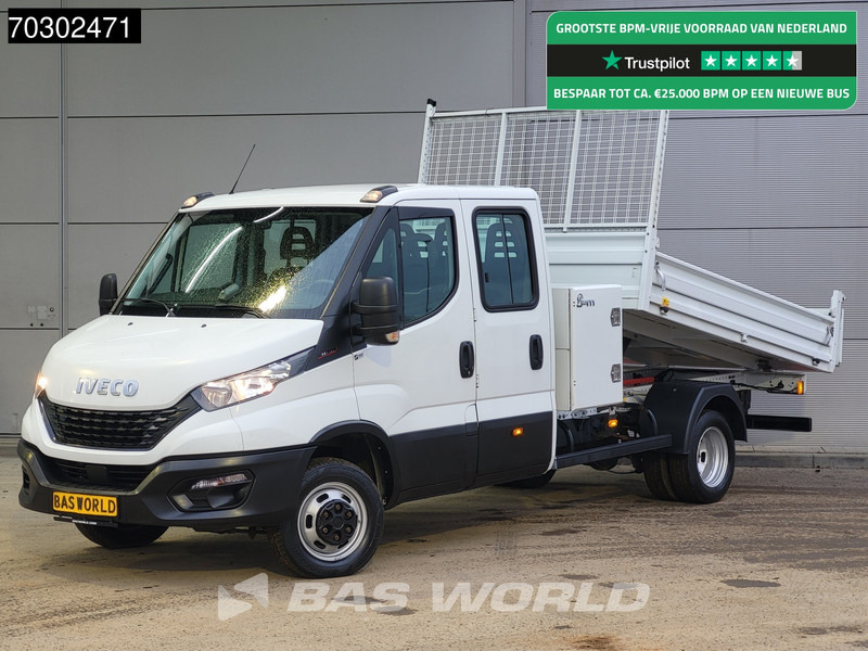 Iveco Daily 35C16 3.0L Kipper met Kist Dubbel Cabine Dubbellucht 3,5t Trekhaak 160PK Airco Cruise Euro6 Tipper Benne Kieper Airco Trekhaak C - Dostavno vozilo kiper: slika 1 Iveco Daily 35C16 3.0L Kipper met Kist Dubbel Cabine Dubbellucht 3,5t Trekhaak 160PK Airco Cruise Euro6 Tipper Benne Kieper Airco Trekhaak C - Dostavno vozilo kiper: slika 1