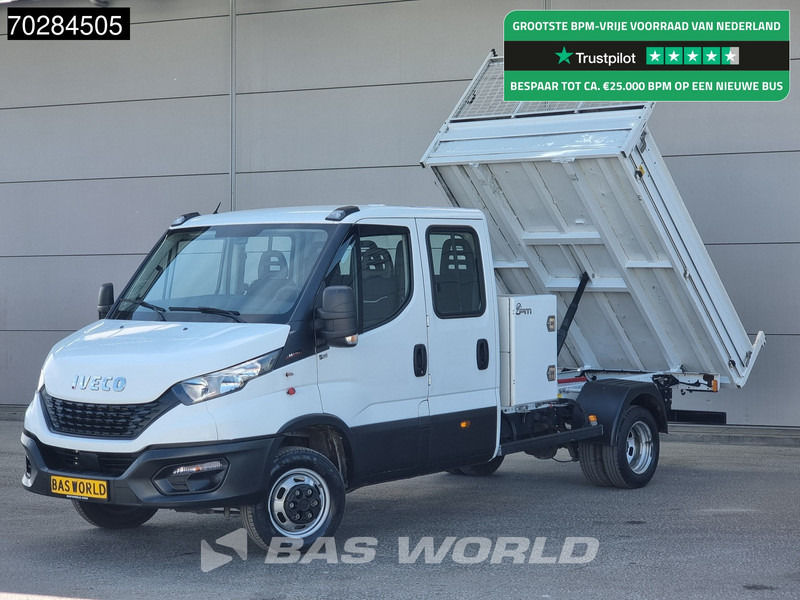 Iveco Daily 35C16 3.0L Kipper met Kist Dubbel Cabine Dubbellucht 3,5t Trekhaak Airco Cruise Euro6 Kieper Tipper Benne Airco Dubbel cabine Tr - Dostavno vozilo s ravnom platformom: slika 1 Iveco Daily 35C16 3.0L Kipper met Kist Dubbel Cabine Dubbellucht 3,5t Trekhaak Airco Cruise Euro6 Kieper Tipper Benne Airco Dubbel cabine Tr - Dostavno vozilo s ravnom platformom: slika 1