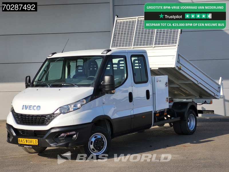 Iveco Daily 35C16 3.0L Kipper met Kist Dubbel Cabine Dubbellucht 3,5t Trekhaak Navi Airco Cruise Camera Euro6 Tipper Benne Kieper 2m3 Airco - Dostavno vozilo kiper: slika 1 Iveco Daily 35C16 3.0L Kipper met Kist Dubbel Cabine Dubbellucht 3,5t Trekhaak Navi Airco Cruise Camera Euro6 Tipper Benne Kieper 2m3 Airco - Dostavno vozilo kiper: slika 1