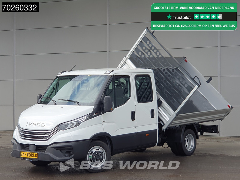 Iveco Daily 35C21 3-Zijdige Kipper Dubbel Cabine 210PK 3.0L Dubbellucht 3,5t Trekhaak ACC Airco LED Camera CarPlay Euro6 Tipper Benne Kieper - Dostavno vozilo kiper: slika 1 Iveco Daily 35C21 3-Zijdige Kipper Dubbel Cabine 210PK 3.0L Dubbellucht 3,5t Trekhaak ACC Airco LED Camera CarPlay Euro6 Tipper Benne Kieper - Dostavno vozilo kiper: slika 1
