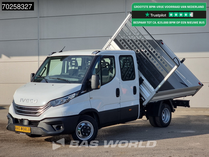 Iveco Daily 35C21 3-Zijdige Kipper Dubbel Cabine 210PK 3.0L Dubbellucht 3,5t Trekhaak ACC Airco LED Camera CarPlay Euro6 Tipper Benne Kieper - Dostavno vozilo kiper: slika 1 Iveco Daily 35C21 3-Zijdige Kipper Dubbel Cabine 210PK 3.0L Dubbellucht 3,5t Trekhaak ACC Airco LED Camera CarPlay Euro6 Tipper Benne Kieper - Dostavno vozilo kiper: slika 1