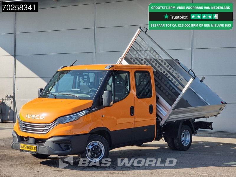 Iveco Daily 35C21 3-Zijdige Kipper Dubbel Cabine 210PK 3.0L Dubbellucht 3,5t Trekhaak ACC Airco LED Camera CarPlay Euro6 Tipper Benne Kieper - Dostavno vozilo kiper: slika 1 Iveco Daily 35C21 3-Zijdige Kipper Dubbel Cabine 210PK 3.0L Dubbellucht 3,5t Trekhaak ACC Airco LED Camera CarPlay Euro6 Tipper Benne Kieper - Dostavno vozilo kiper: slika 1