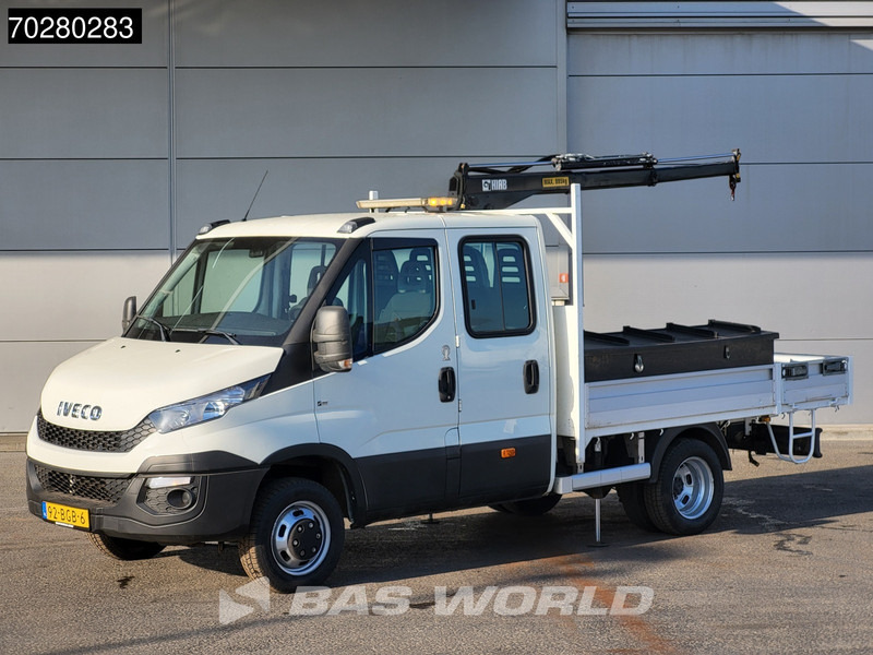 Iveco Daily 50C17 3,0L Automaat 170PK HIAB 017T-2 DC Open laadbak Dubbellucht Airco Euro6 Pickup Crane Kraanwagen Kranwagen Pritsche Airco D - Dostavno vozilo s ravnom platformom: slika 2 Iveco Daily 50C17 3,0L Automaat 170PK HIAB 017T-2 DC Open laadbak Dubbellucht Airco Euro6 Pickup Crane Kraanwagen Kranwagen Pritsche Airco D - Dostavno vozilo s ravnom platformom: slika 2