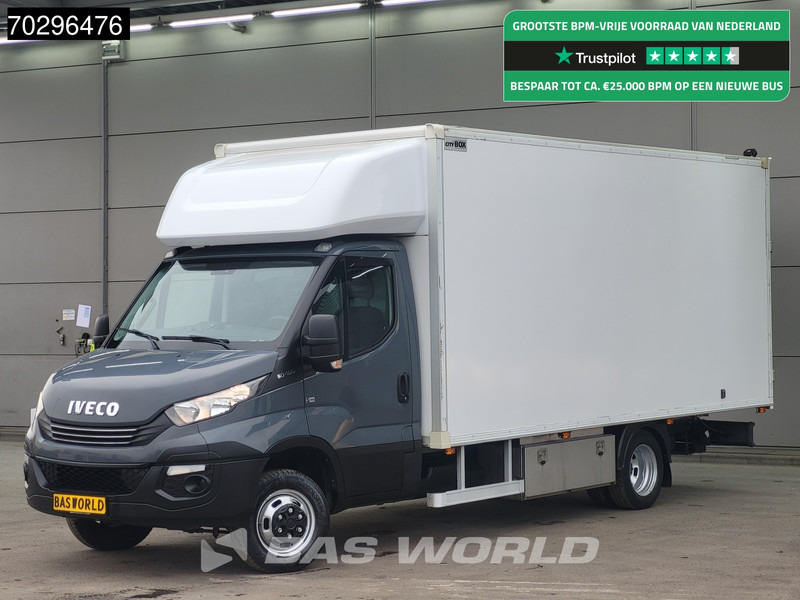 Iveco Daily 50C18 3.0L Automaat 3,5t Trekhaak Bakwagen Zijdeur Achterdeuren 180PK 5tons Navi Standkachel Euro6 Meubelbak Koffer Trekhaak - Dostavno vozilo sa zatvorenim sandukom: slika 1 Iveco Daily 50C18 3.0L Automaat 3,5t Trekhaak Bakwagen Zijdeur Achterdeuren 180PK 5tons Navi Standkachel Euro6 Meubelbak Koffer Trekhaak - Dostavno vozilo sa zatvorenim sandukom: slika 1