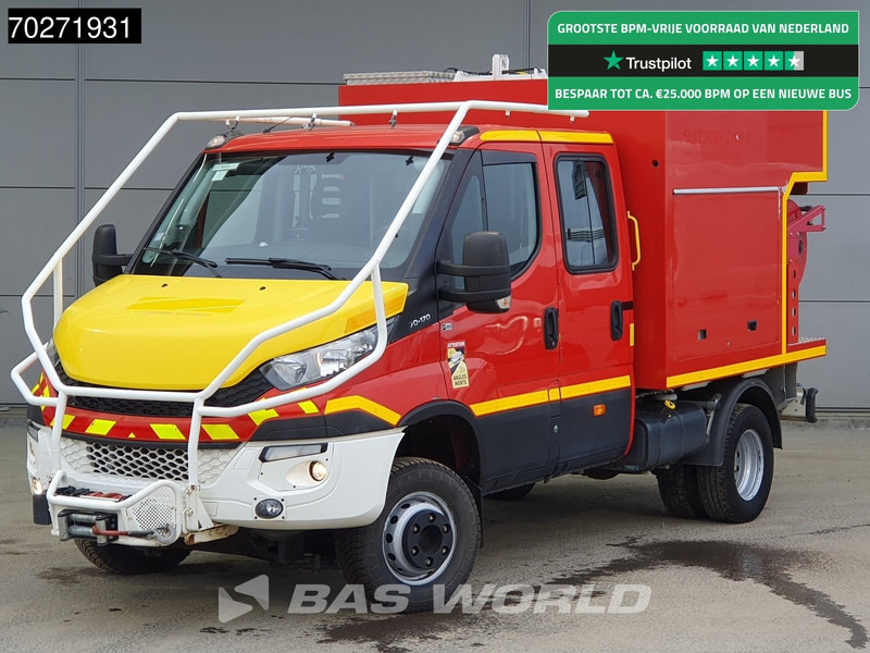 Iveco Daily 70C17 4x4 Achleitner Firetruck Brandweerwagen AWD Allrad Camper 1200liter Airco Dubbel cabine Trekhaak Cruise control - Vozilo hitne pomoći: slika 1 Iveco Daily 70C17 4x4 Achleitner Firetruck Brandweerwagen AWD Allrad Camper 1200liter Airco Dubbel cabine Trekhaak Cruise control - Vozilo hitne pomoći: slika 1