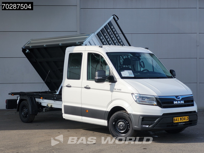 Novu Dostavno vozilo kiper MAN TGE 3.180 Drie-Zijdige Automaat Kipper 2025-Facelift 180PK Trekhaak LED Airco Cruise Navi Euro6 Kipper Tipper Benne Kieper 3m3 Airco Trekh: slika 7