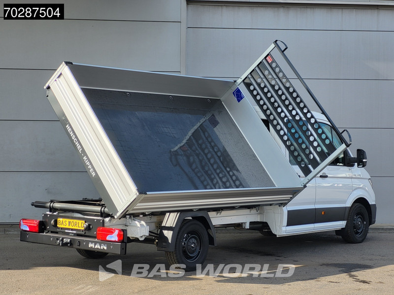 Novu Dostavno vozilo kiper MAN TGE 3.180 Drie-Zijdige Automaat Kipper 2025-Facelift 180PK Trekhaak LED Airco Cruise Navi Euro6 Kipper Tipper Benne Kieper 3m3 Airco Trekh: slika 8