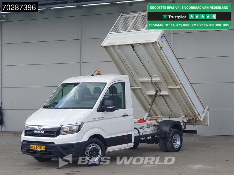 MAN TGE 3.180 Kipper Dubbellucht 3,5t Trekhaak Airco Cruise Euro6 Tipper Benne Kieper 2m3 Airco Trekhaak Cruise control - Dostavno vozilo kiper: slika 1 MAN TGE 3.180 Kipper Dubbellucht 3,5t Trekhaak Airco Cruise Euro6 Tipper Benne Kieper 2m3 Airco Trekhaak Cruise control - Dostavno vozilo kiper: slika 1