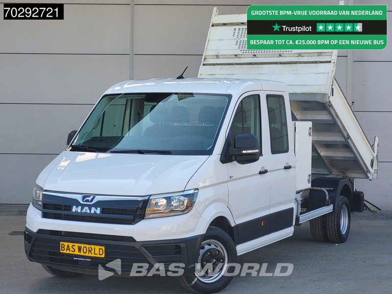 MAN TGE 5.120 COMING SOON! Kipper met Kist Dubbel Cabine Dubbellucht 3,5t Trekhaak Navi Airco Camera Euro6 Tipper Benne Kieper Airco Dubbel ca - Dostavno vozilo kiper: slika 1 MAN TGE 5.120 COMING SOON! Kipper met Kist Dubbel Cabine Dubbellucht 3,5t Trekhaak Navi Airco Camera Euro6 Tipper Benne Kieper Airco Dubbel ca - Dostavno vozilo kiper: slika 1