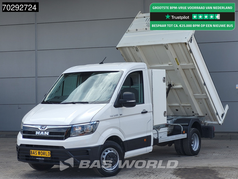 MAN TGE 5.120 COMING SOON! Kipper met kist 3500kg Trekhaak Airco Navi Tipper Benne Kieper Airco Dubbel cabine Trekhaak - Dostavno vozilo kiper: slika 1 MAN TGE 5.120 COMING SOON! Kipper met kist 3500kg Trekhaak Airco Navi Tipper Benne Kieper Airco Dubbel cabine Trekhaak - Dostavno vozilo kiper: slika 1
