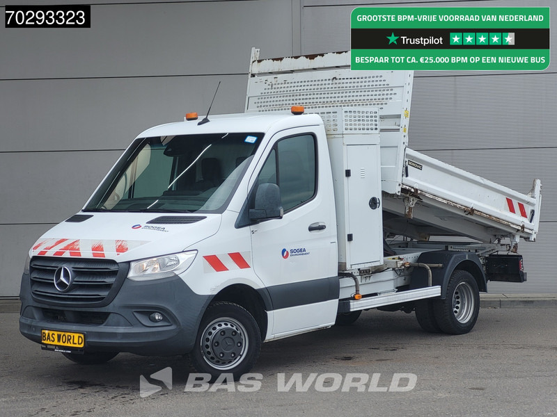 Mercedes-Benz Sprinter 514 CDI 3 zijdige Kipper 3.5t trekhaak MBUX Navi Camera Tipper Benne Open laadbak Kieper 2m3 Airco Trekhaak Cruise control - Dostavno vozilo kiper: slika 1 Mercedes-Benz Sprinter 514 CDI 3 zijdige Kipper 3.5t trekhaak MBUX Navi Camera Tipper Benne Open laadbak Kieper 2m3 Airco Trekhaak Cruise control - Dostavno vozilo kiper: slika 1