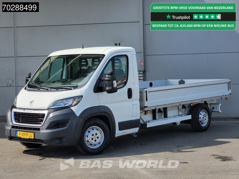 Peugeot Boxer 165PK Open Laadbak Luchtvering Trekhaak Navi Airco Euro6 Pritsche Pickup Open Box Airco Trekhaak - Dostavno vozilo s ravnom platformom: slika 1 Peugeot Boxer 165PK Open Laadbak Luchtvering Trekhaak Navi Airco Euro6 Pritsche Pickup Open Box Airco Trekhaak - Dostavno vozilo s ravnom platformom: slika 1