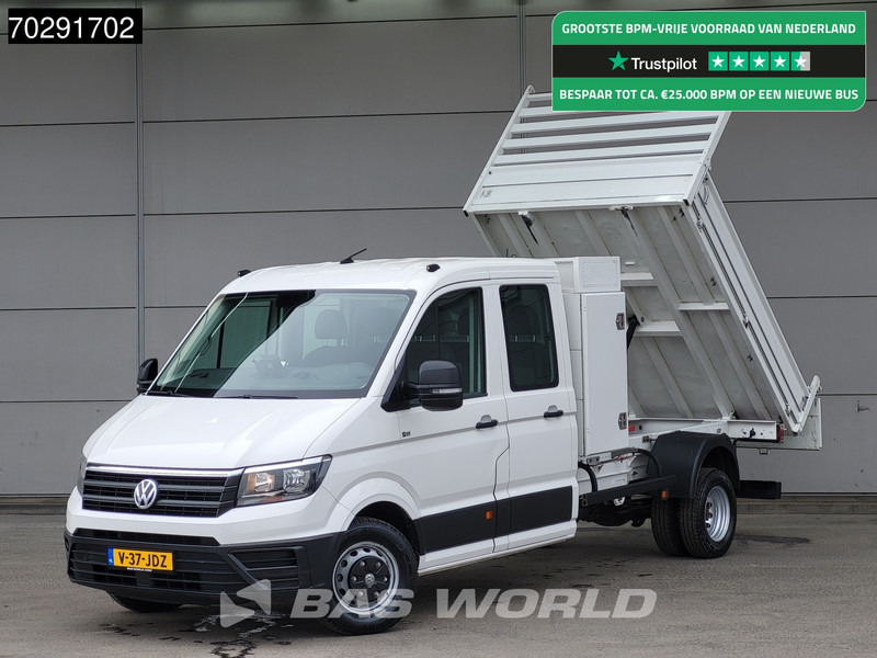 Volkswagen Crafter 177pk Dubbel Cabine Open Laadbak Kist 3500kg trekhaak Pritsche Pickup Open Box Euro6 2m3 Airco Trekhaak Cruise control - Dostavno vozilo s ravnom platformom: slika 1 Volkswagen Crafter 177pk Dubbel Cabine Open Laadbak Kist 3500kg trekhaak Pritsche Pickup Open Box Euro6 2m3 Airco Trekhaak Cruise control - Dostavno vozilo s ravnom platformom: slika 1