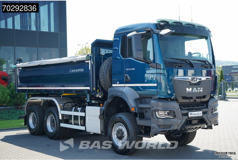 Lizing MAN TGS 33.480 TGS 6X6 11m3 KH-3-Way Kipper 6x6 Steel Suspension Automatic Big-Axle Euro 6 MAN TGS 33.480 TGS 6X6 11m3 KH-3-Way Kipper 6x6 Steel Suspension Automatic Big-Axle Euro 6: slika 11