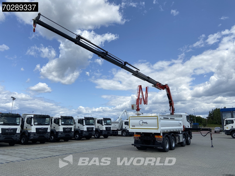 MAN TGS 35.440 8X4 NEW! Fassi F275.026 Kran Crane 13m3 3-Sided Tipper Big-Axle Euro 6 - Istovarivač, Kamion sa dizalicom: slika 5 MAN TGS 35.440 8X4 NEW! Fassi F275.026 Kran Crane 13m3 3-Sided Tipper Big-Axle Euro 6 - Istovarivač, Kamion sa dizalicom: slika 5